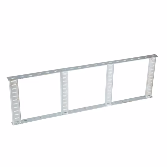 Canalina per cavi conduttori in metallo per condotto prezincato a caldo in acciaio perforato