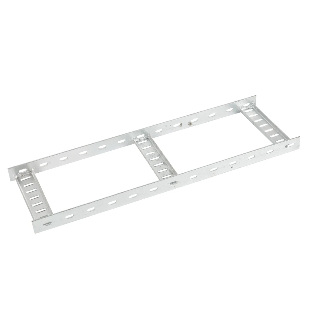 Channel Cable Trays Straight Type with Accessories Galvanised Ventilated Easy to Install Cable Tray