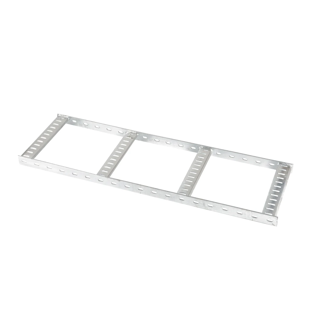 Channel Cable Trays Straight Type with Accessories Galvanised Ventilated Easy to Install Cable Tray