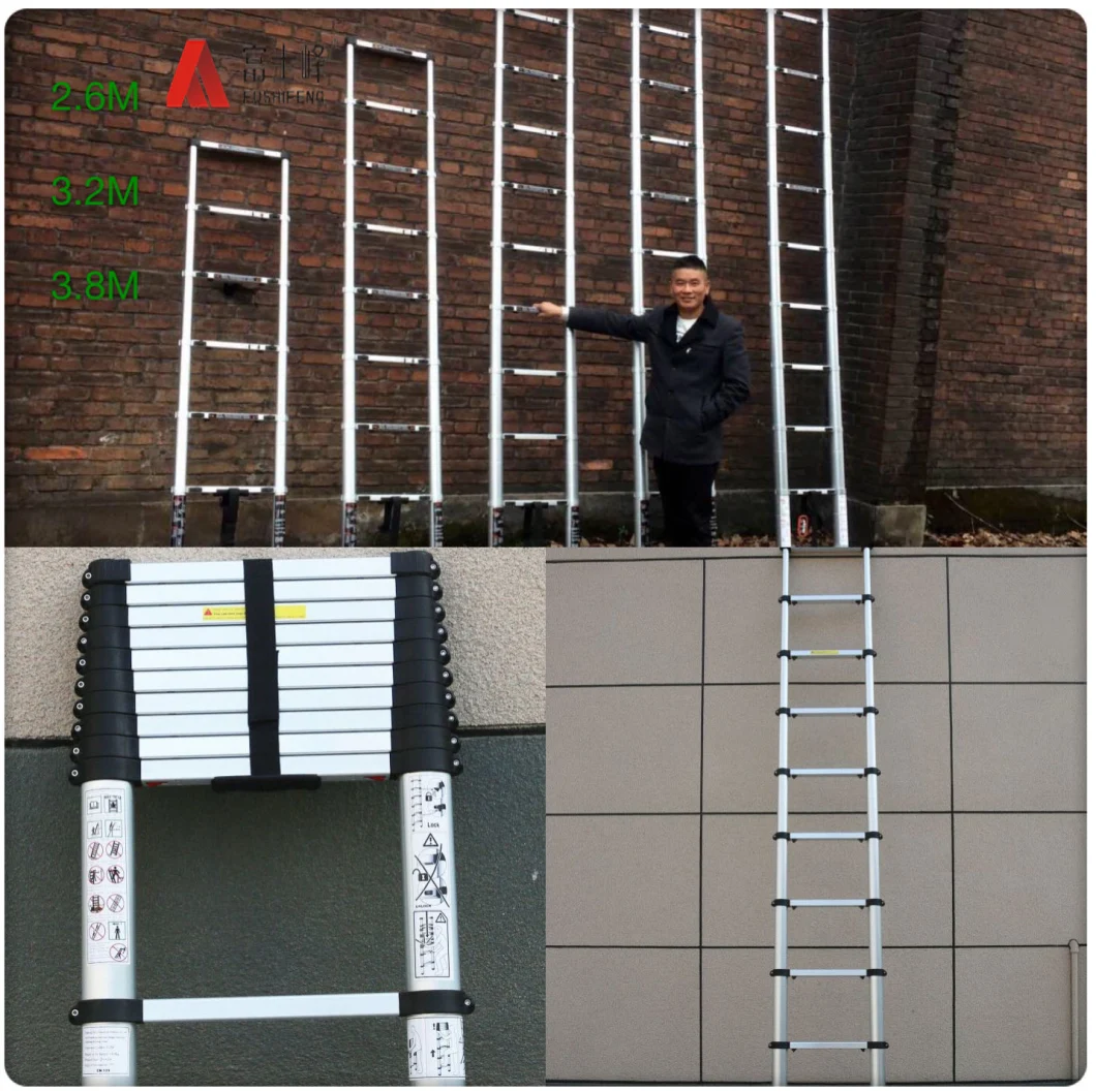 Quality Aluminium Multifunctional Cable Loft Folding Exsenion Ladder